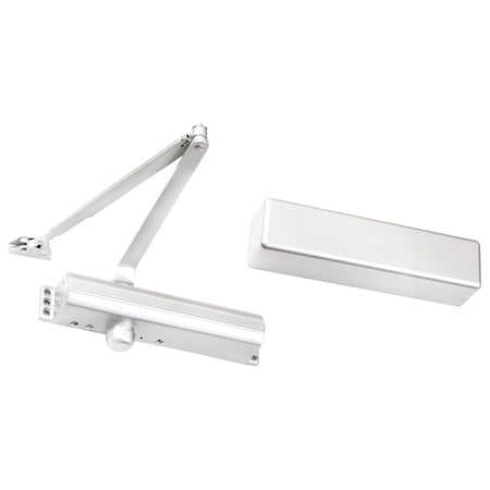 Premier Lock Adjustable Power Grade 1 Door Closer: Aluminum DC9001-16